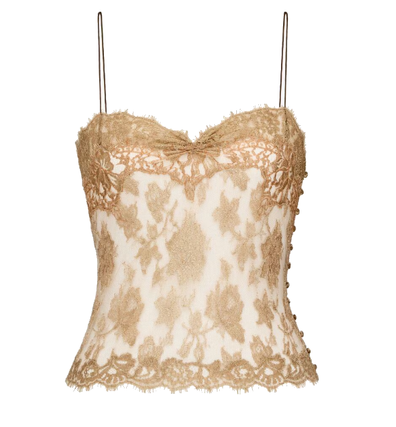 Top Lencero Gasa Champagne